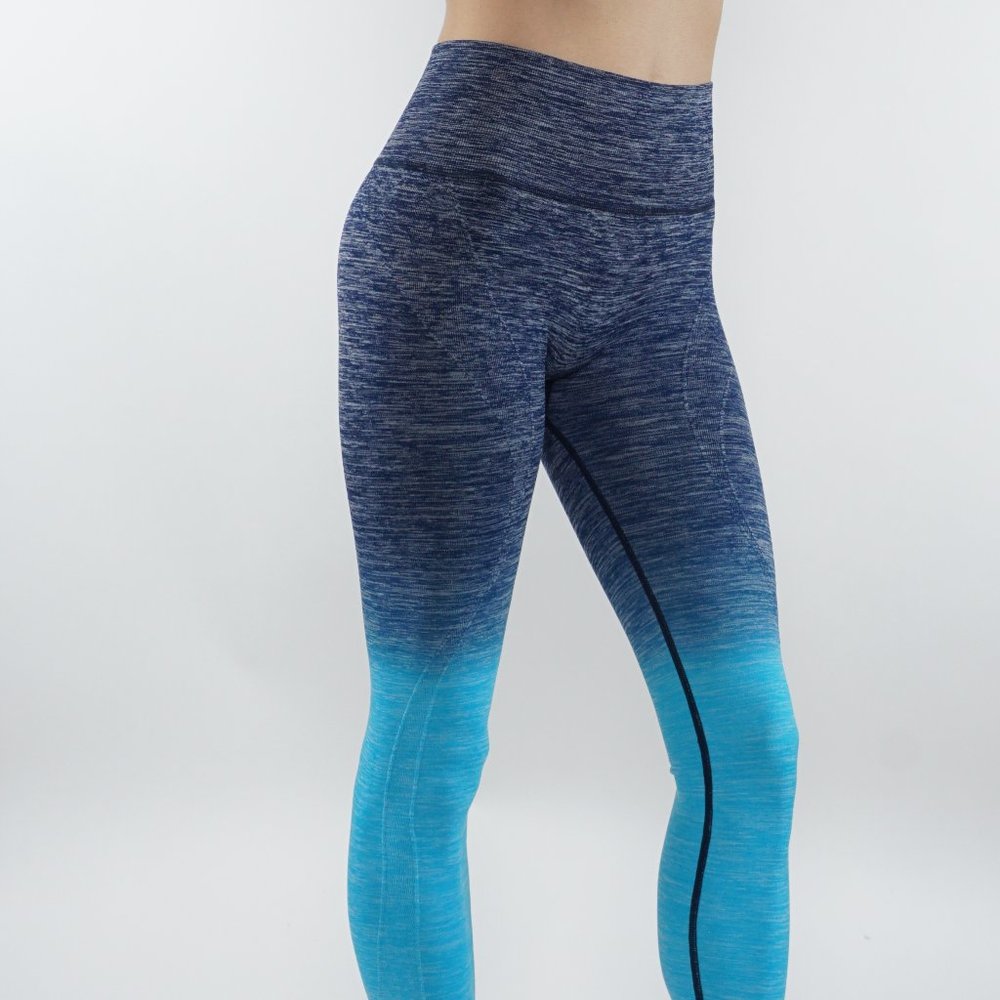 Ombre Yoga leggings seamless mid waistband - Picture 4 of 4